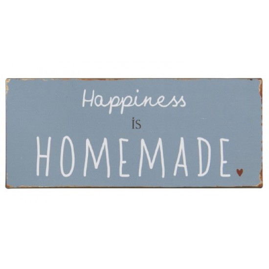 Metalskilt - Happiness is homemade