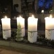 Advent - Vedhæng med 1 2 3 4 tal i hjerter