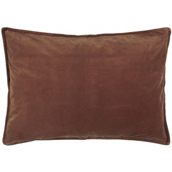 4 stk Luksus Pudebetræk velour - Rust 72cm - 20% rabat