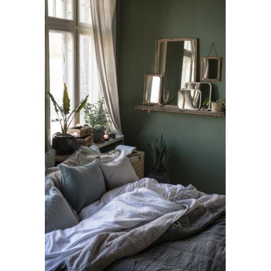 4 stk Luksus Pudebetræk velour - Green Mist 72cm - 20% rabat