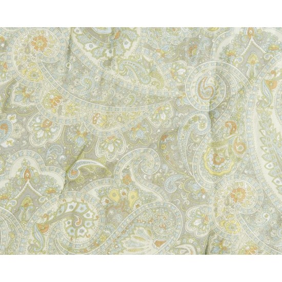 Hynde Madras lysegrøn-creme paisley