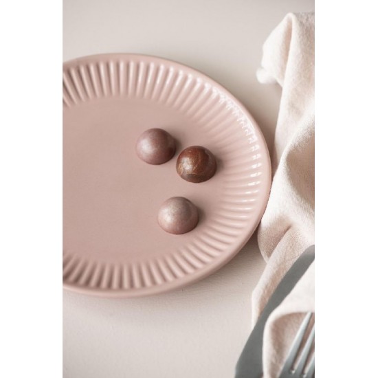 Sæt med 12 Mynte Frokost tallerken Coral Almond Design - 20% rabat