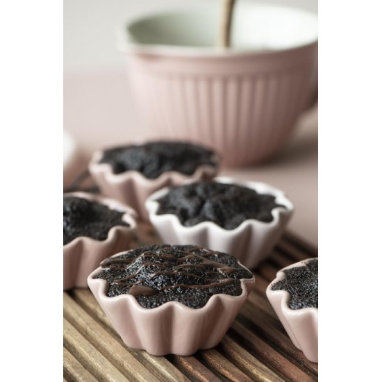 Sæt med 24 Mynte Muffinform Coral Almond - 20% rabat