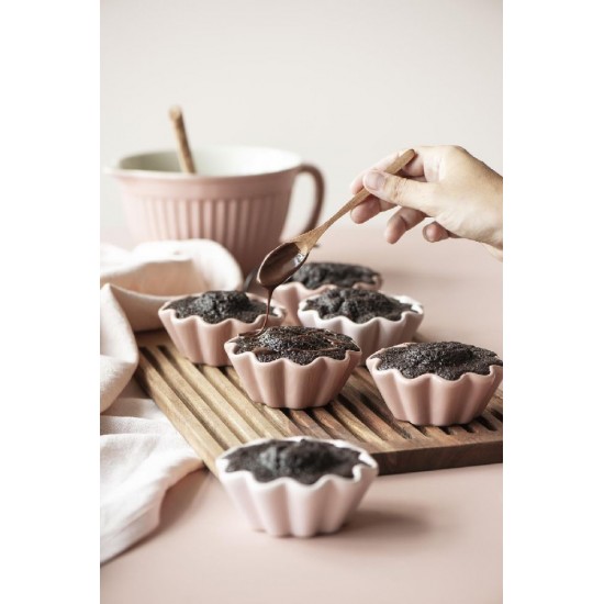 Sæt med 24 Mynte Muffinform Coral Almond - 20% rabat