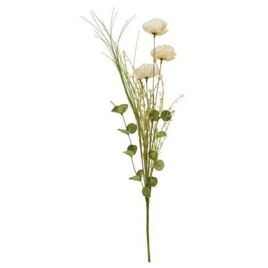 Blomster Stilke i creme nuancer - kunstige blomster