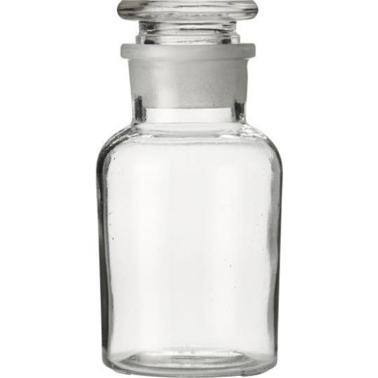 Apotekerglas med glaslåg 125 ml