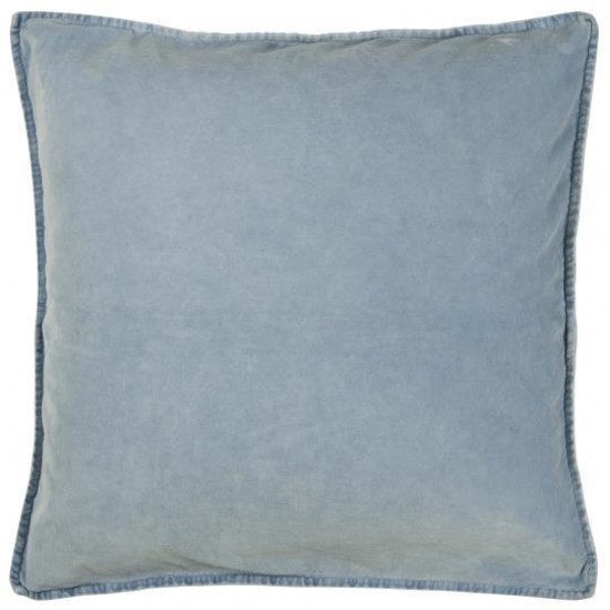 Pudebetræk velour blue shade 50x70