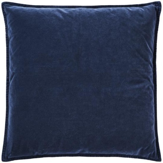 Pudebetræk velour indigo