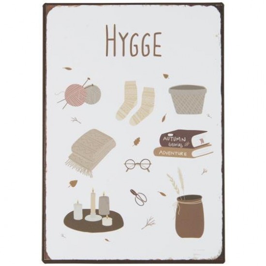 Metalskilt Hygge