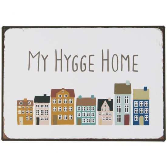 Metalskilt My Hygge Home