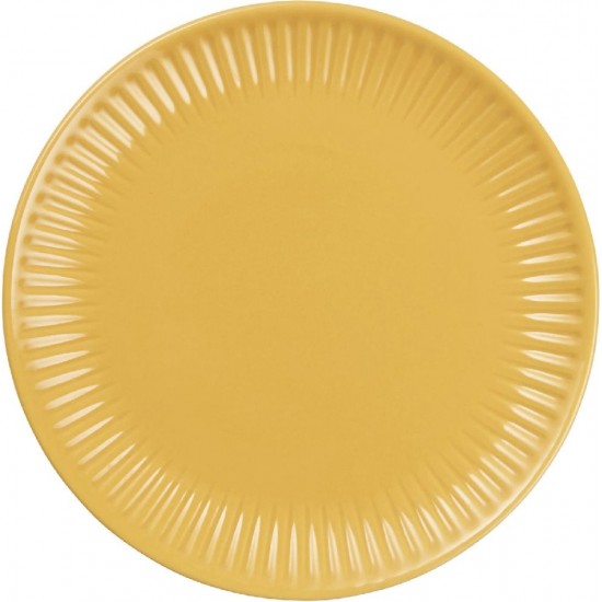 Sæt med 12 Mynte Frokost tallerken Mustard Design - 20% rabat