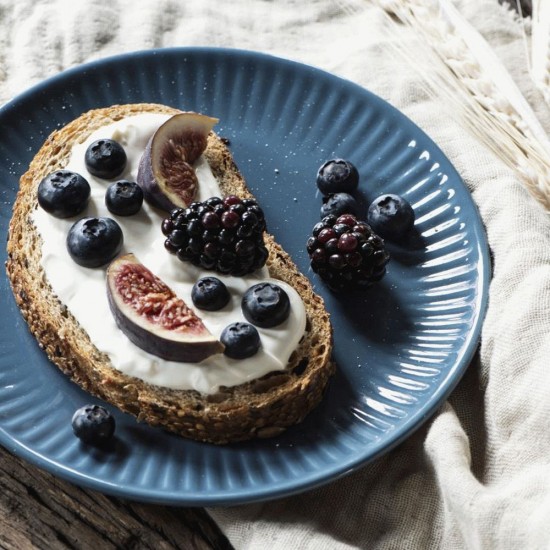 Sæt med 12 Mynte Frokost tallerken Cornflower Design - 20% rabat