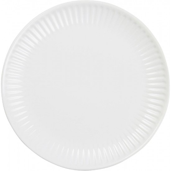 Sæt med 12 Mynte Frokost tallerken Pure White Design - 20% rabat