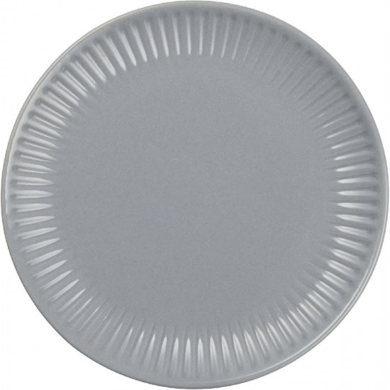 Sæt med 12 Mynte Frokost tallerken French Grey Design - 20% rabat