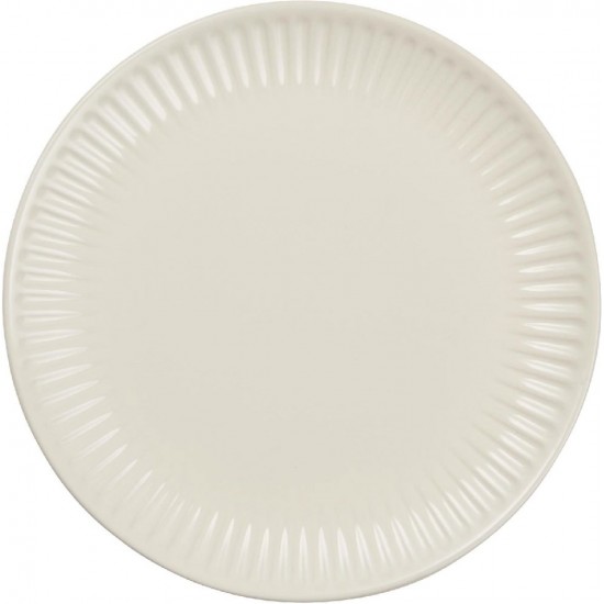 Sæt med 12 Mynte Frokost tallerken Butter Cream Design - 20% rabat