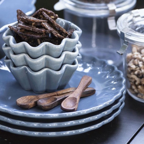 Sæt med 8 Mynte Frokost Tallerkener Cornflower - 20% rabat