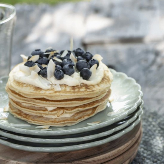 Sæt med 8 Mynte Frokost Tallerkener Green Tea - 20% rabat