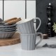 Sæt med 12 Mynte Krus French Grey - 20% rabat