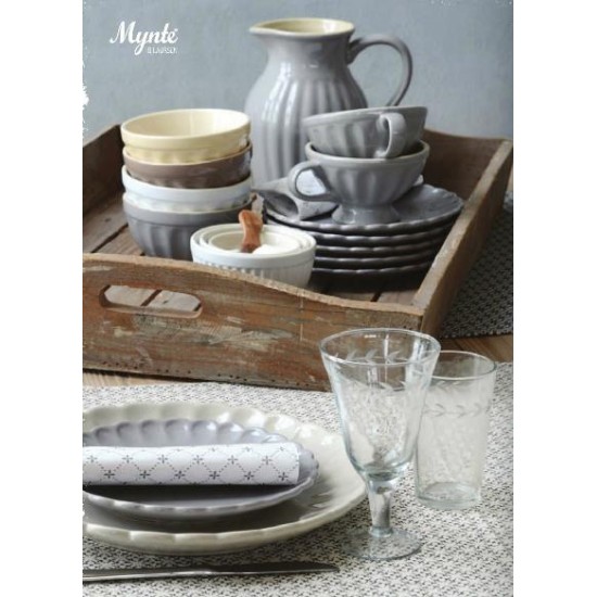 Mynte Frokost tallerken French Grey 2. sort.