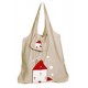 Shopper 42 x 38 cm i stofpose Home winther