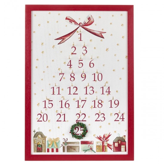 Julekalender 30x50 cm - Christmas Carol