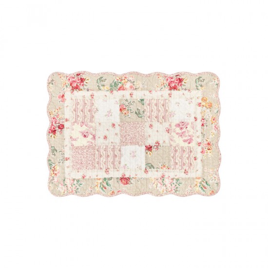 Patchwork Dækkeserviet Rektangulær 30x50 cm Romantic Roses