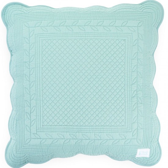 Pude med fyld Sunday Tiffany blue 45x45 cm