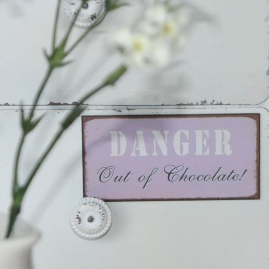 Magnet - Danger Out of chocolate