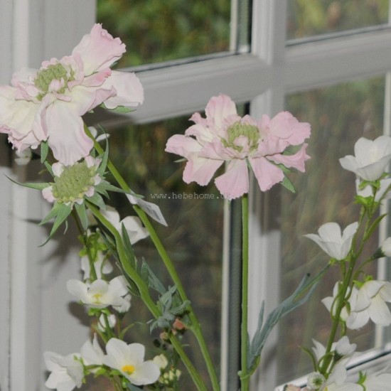 Lyserød blomst 70cm  - kunstig plante