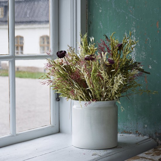 Stor Rosa og natur Evighedsbuket - Tørrede blomster