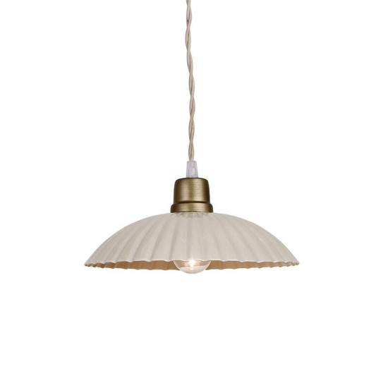 Loftslampe large Ingrid beige