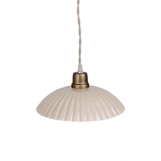 Loftslampe large Ingrid beige