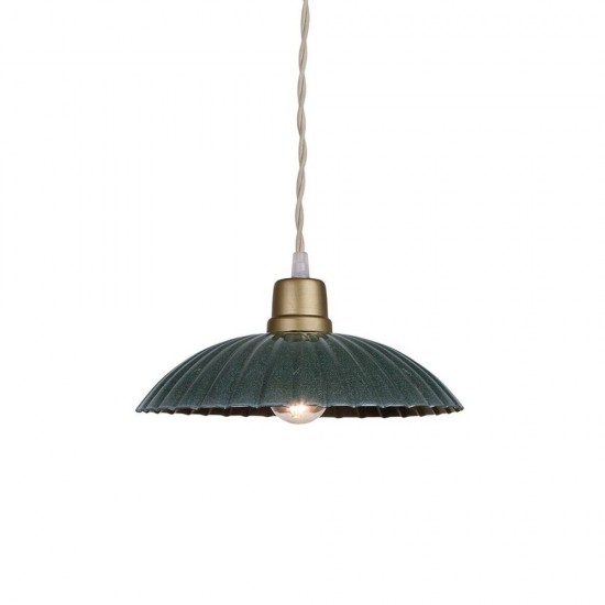 Loftslampe large Ingrid Dark Green