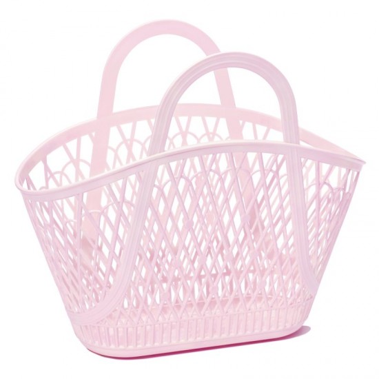 Taske Sun jellies Betty Basket pale pink