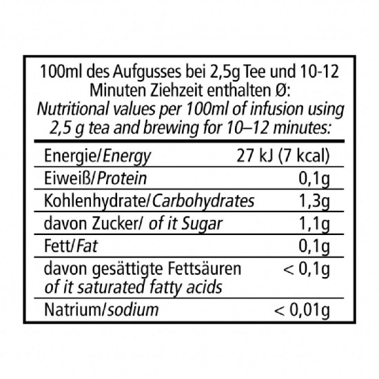 Thank you Tafelgut frugt Te med noter af Mango 35 gram