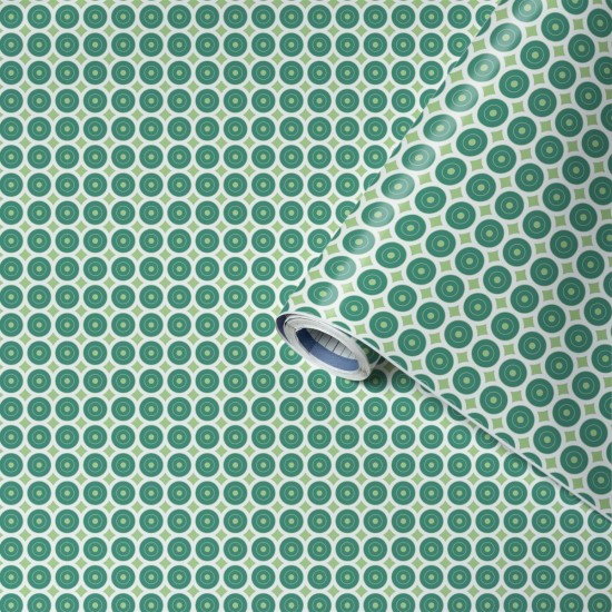 Folie Lenco deco Awale green 45cmx2m